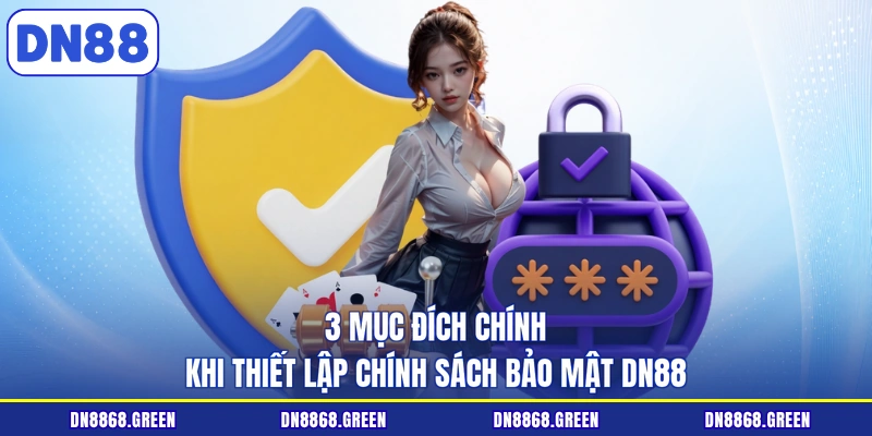 3 mục đích chính khi thiết lập chính sách bảo mật DN88