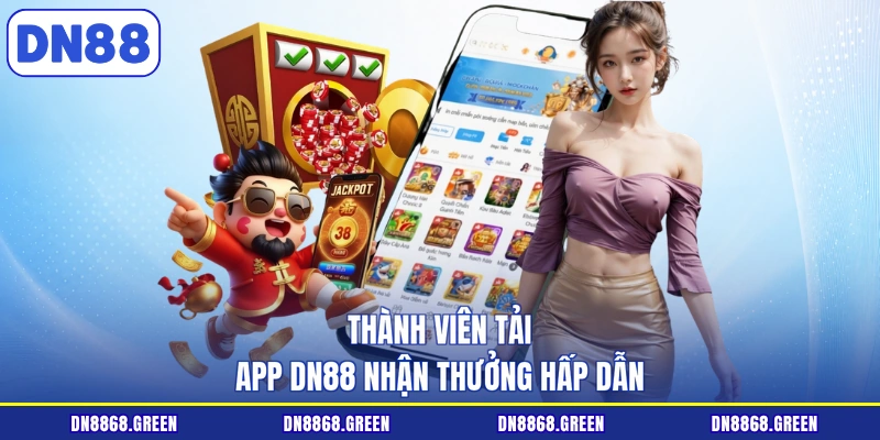 Thành viên tải app DN88 nhận thưởng hấp dẫn
